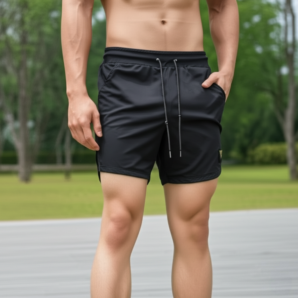 Fitness 2-in-1 Shorts with Towel Loop