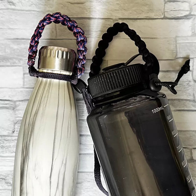 Portable Durable Cord Oasis Thermal Flask Bottle Strap Handles with Plastic Cord Stopper