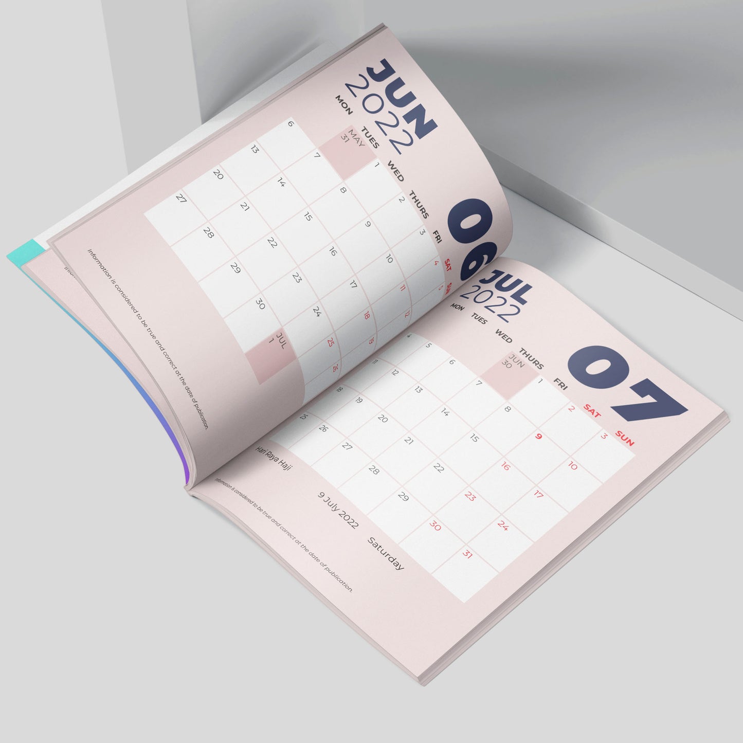 2022 Monthly Planner