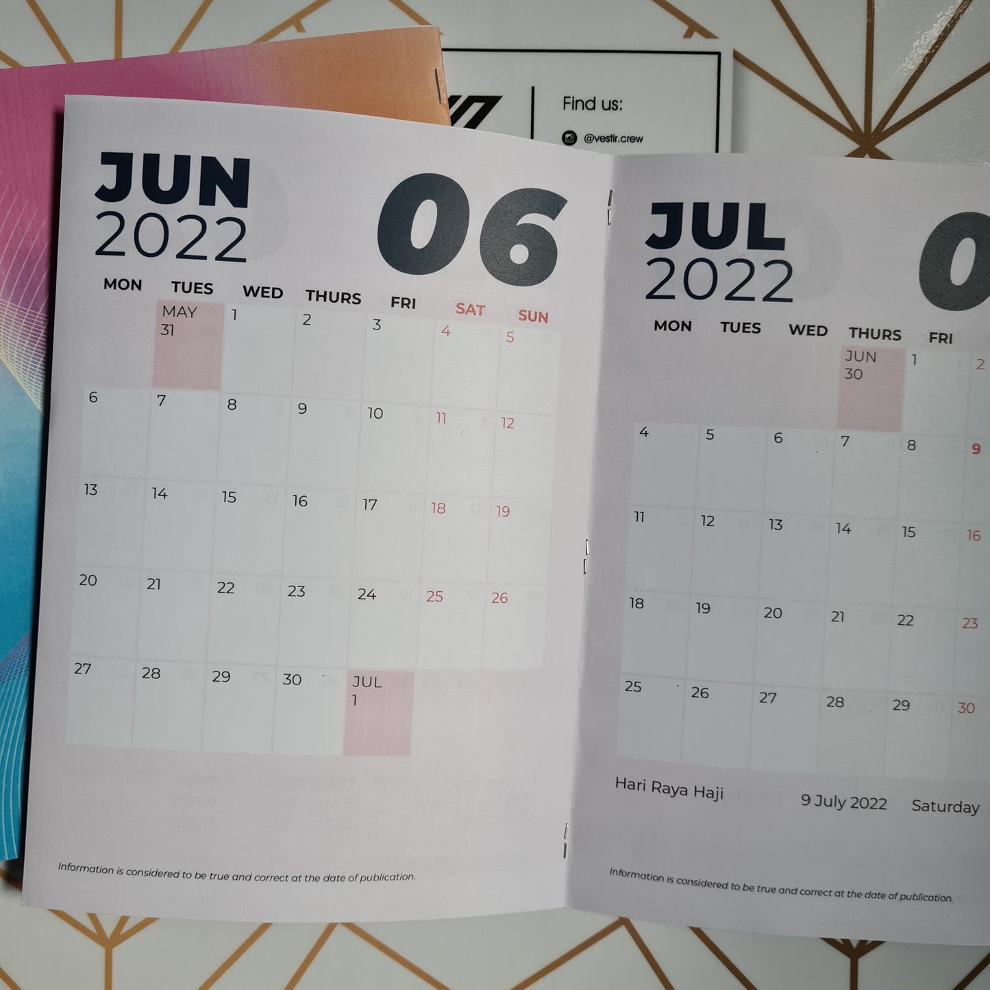2022 Monthly Planner