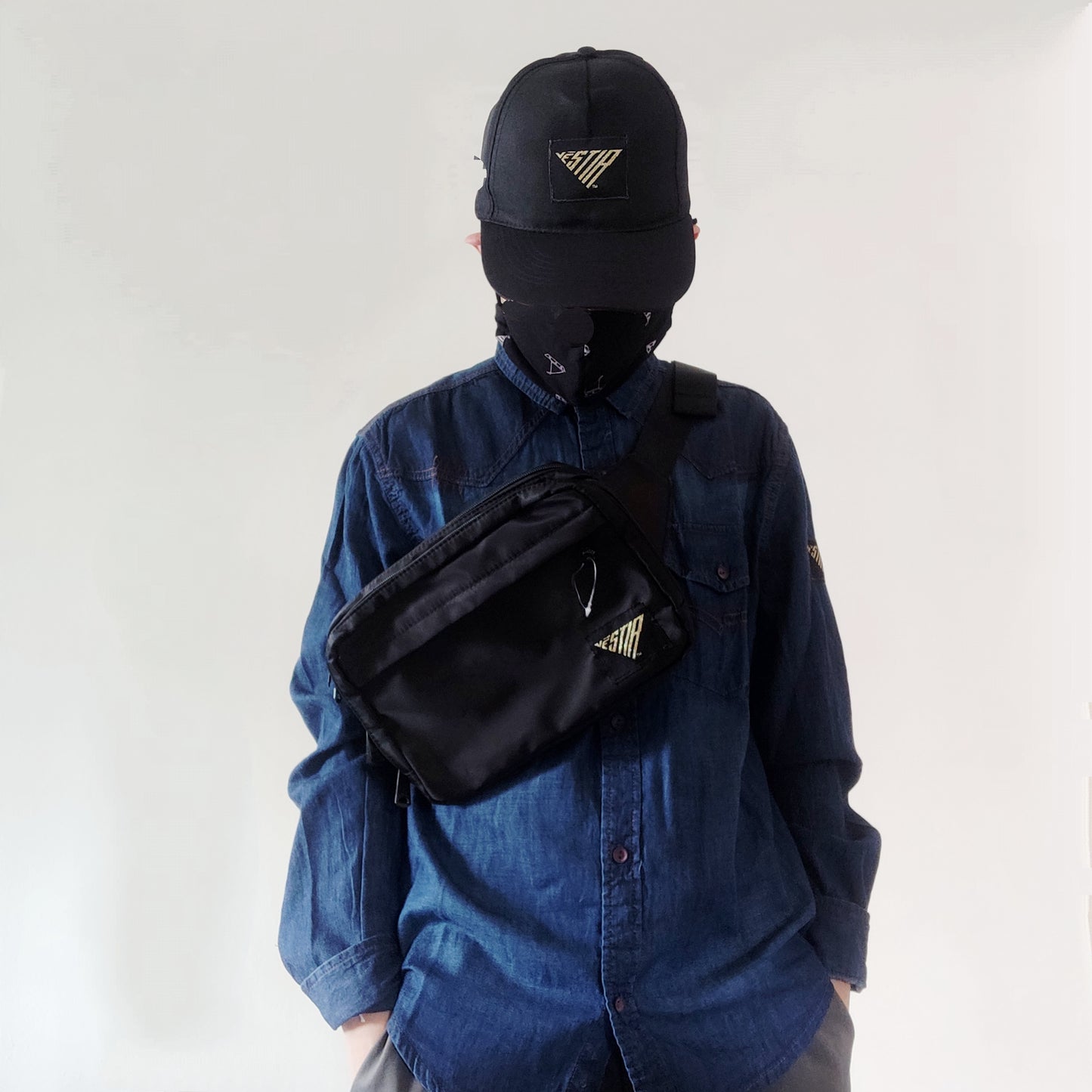 Water-Resistant Messenger Crossbody Bag