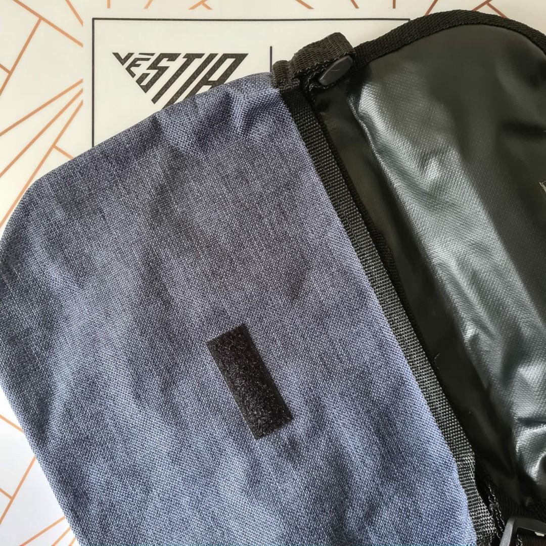 Denim Flap Shoulder Bag