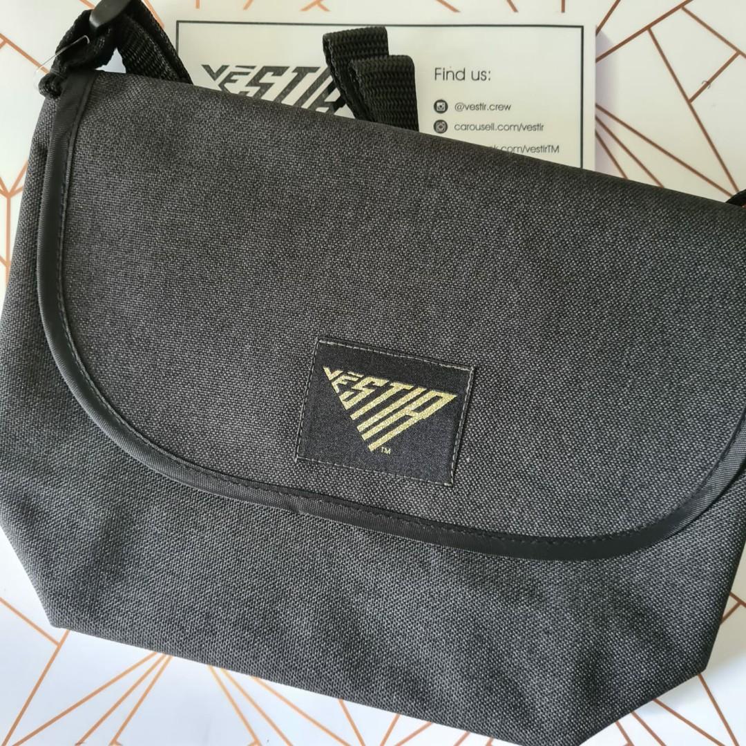 Denim Flap Shoulder Bag
