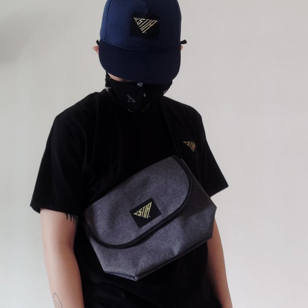 Denim Flap Shoulder Bag