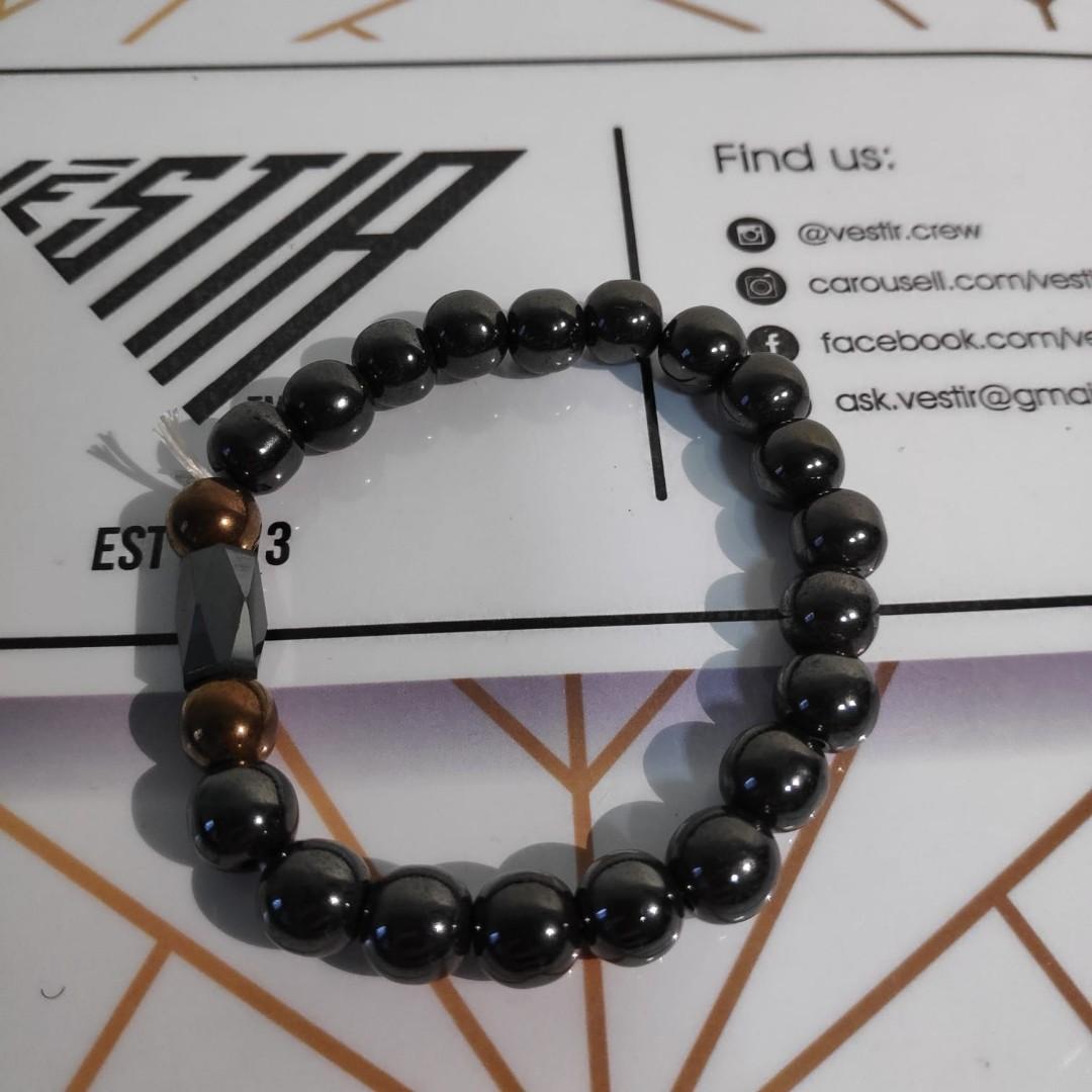 Magnetic Faux Hematite Bracelet