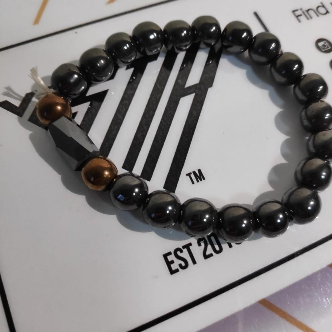 Magnetic Faux Hematite Bracelet