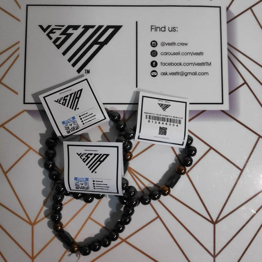 Magnetic Faux Hematite Bracelet