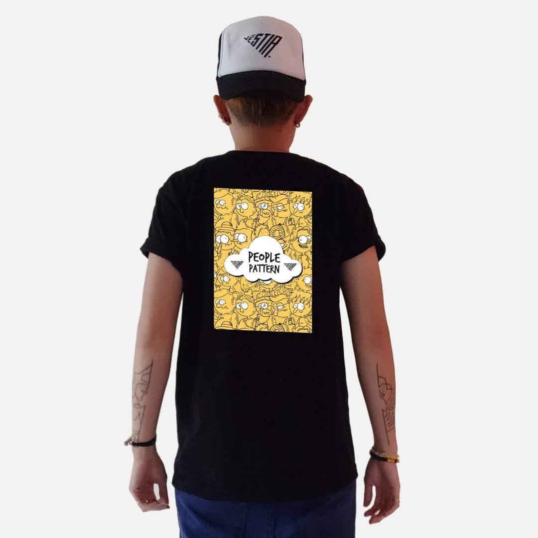 PEOPLE PATTERN T-SHIRT