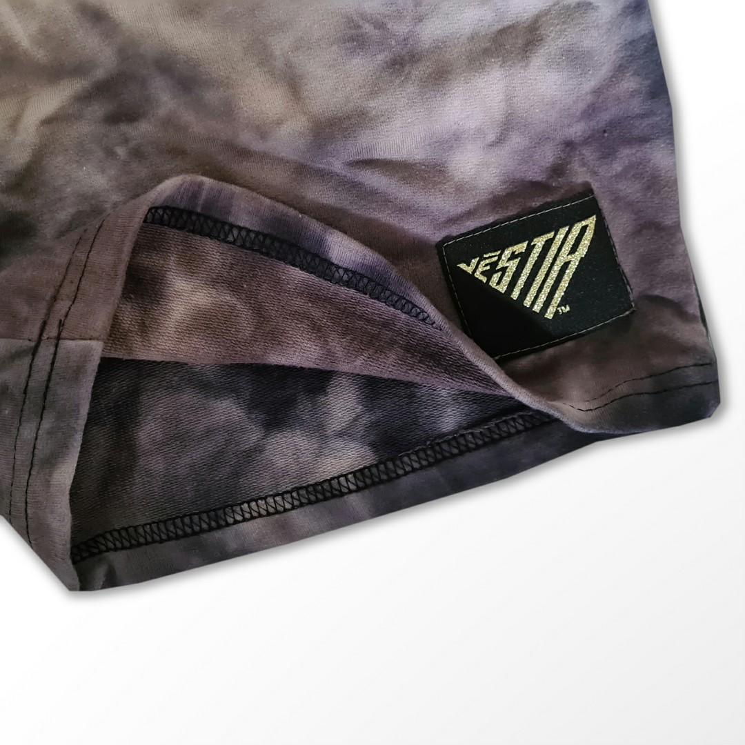 Tie Dye Elastic Waist Shorts
