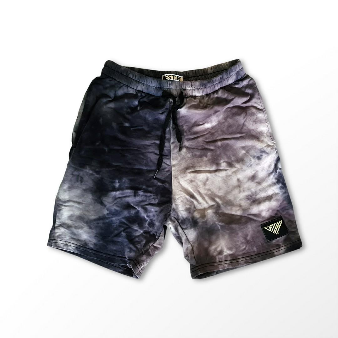 Tie Dye Elastic Waist Shorts