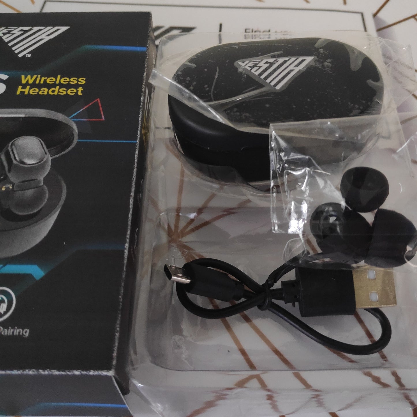 E7S Wireless Bluetooth 5.0 Earbuds with Battery LED Indicator