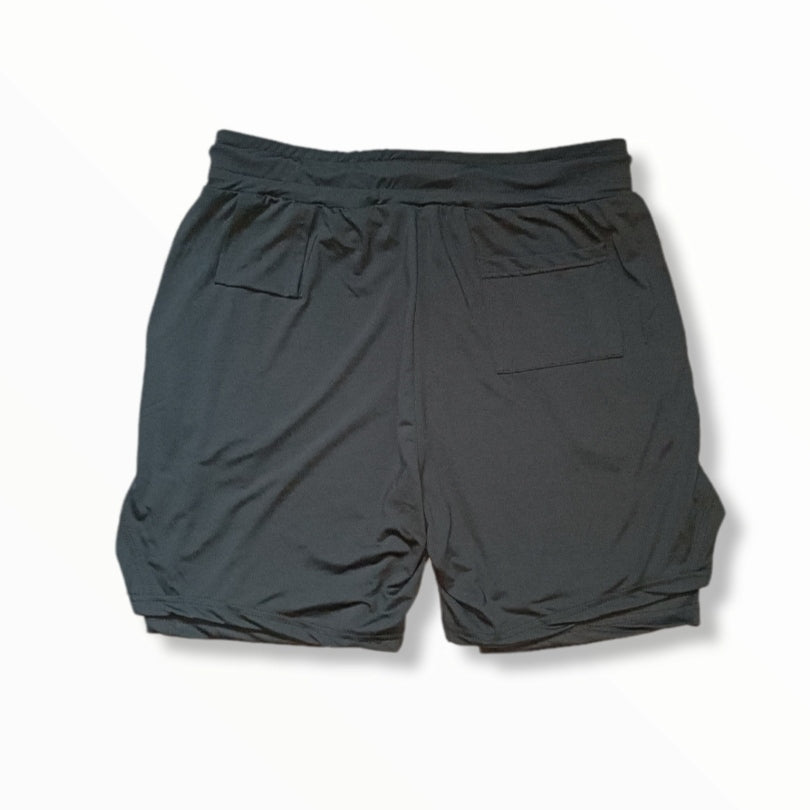 Fitness 2-in-1 Shorts with Towel Loop