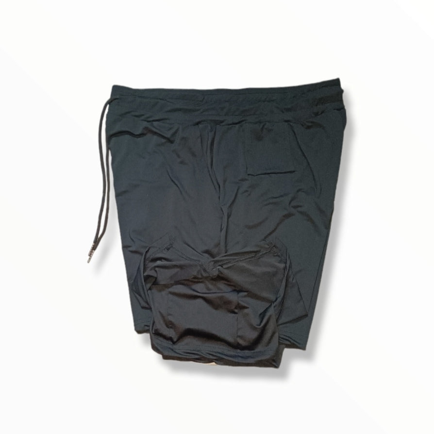 Fitness 2-in-1 Shorts with Towel Loop