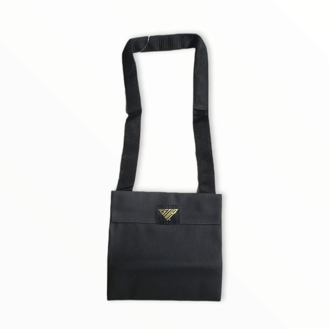 Crossbody Rubberised Nylon Bag