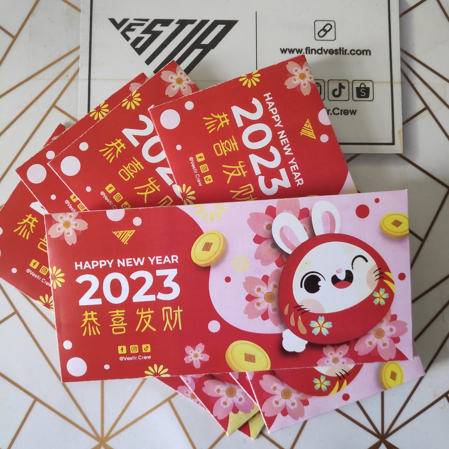 2023 CNY Long Red Packet