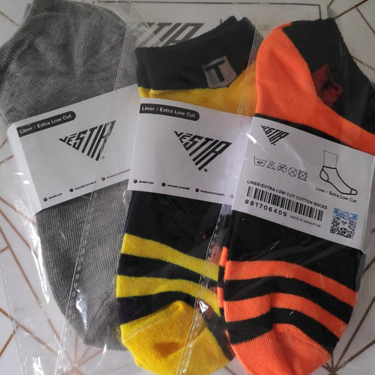 Assorted Extra Low Cut Socks